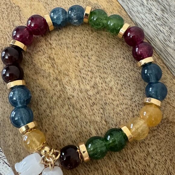 Beaded Stone Bracelet NWOT - Picture 3 of 3